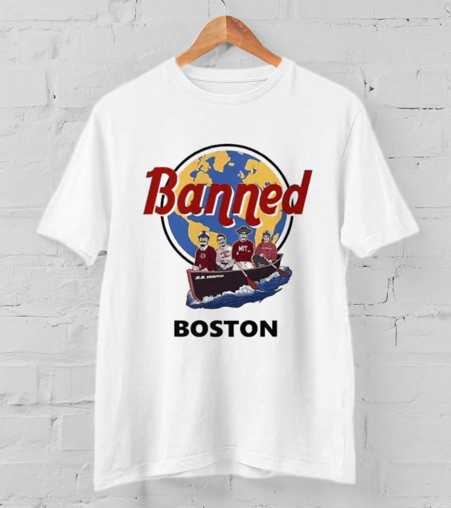 Banned Boston World Traveler Silhouette Adventure T-Shirt