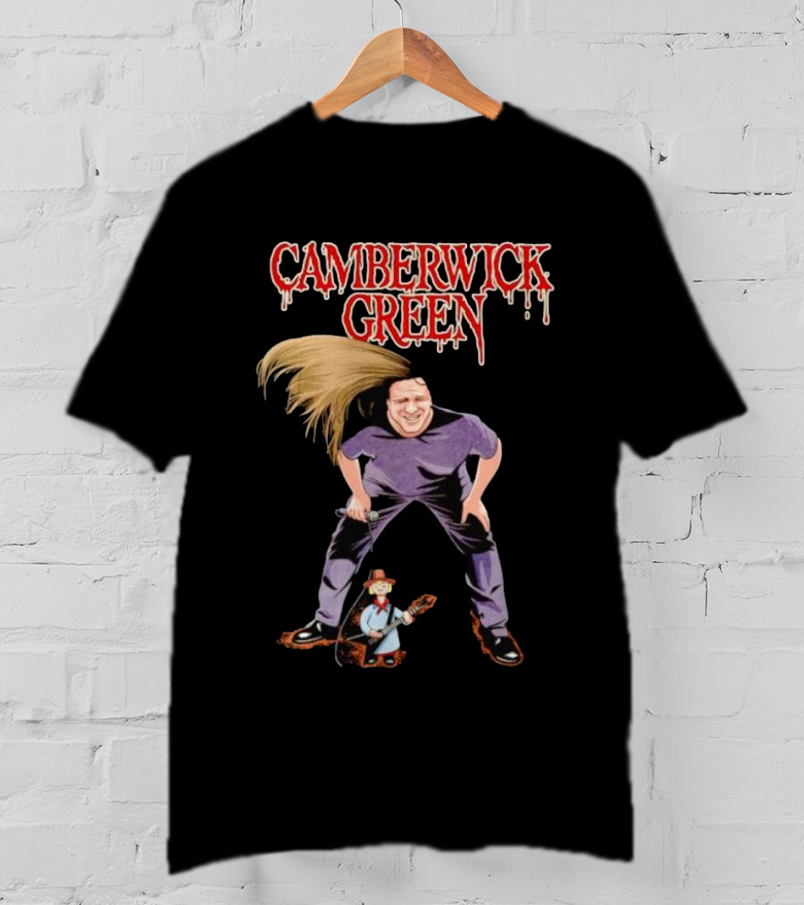 Camberwick Green Heavy Metal Vibe With Animated Figure T-Shirt