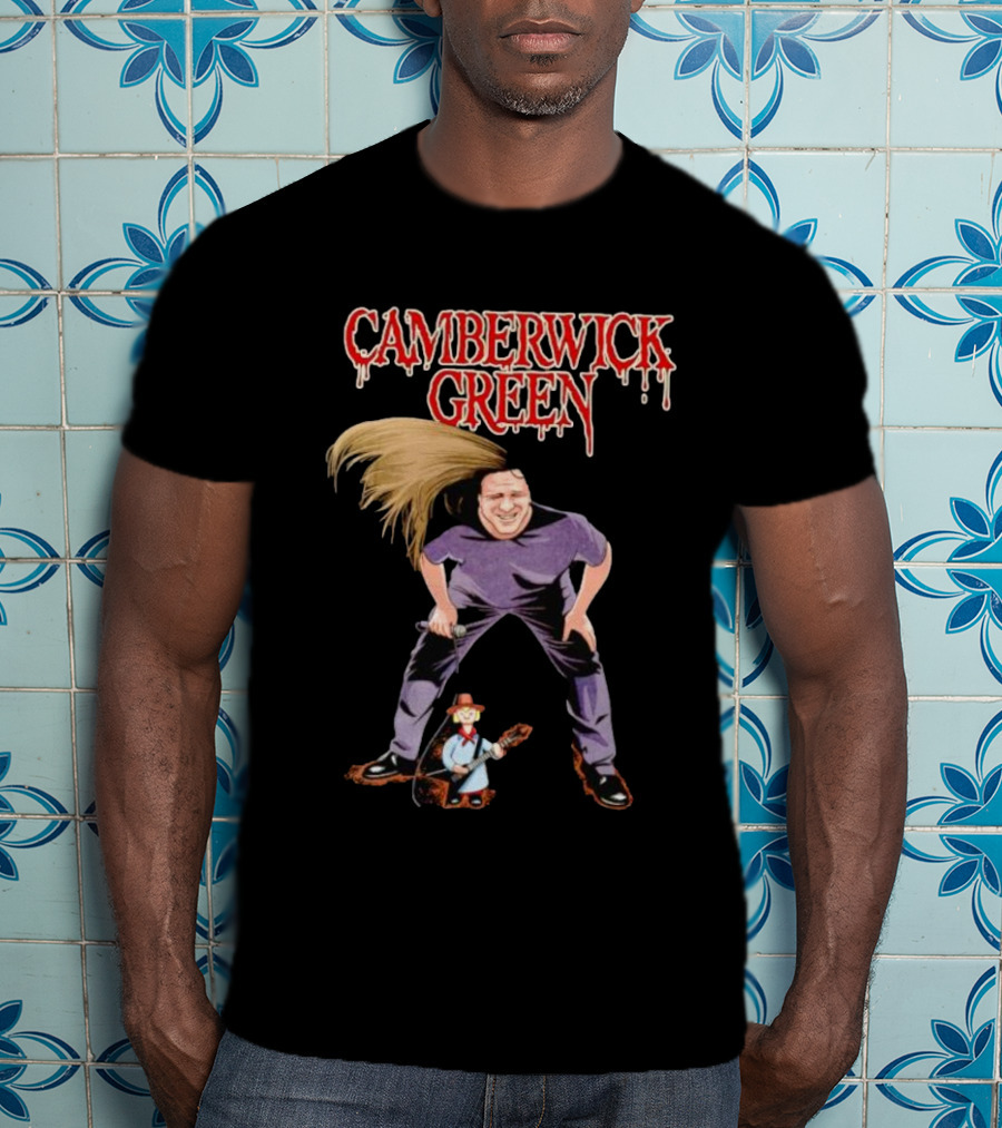 Camberwick Green Heavy Metal Vibe With Animated Figure T-Shirt