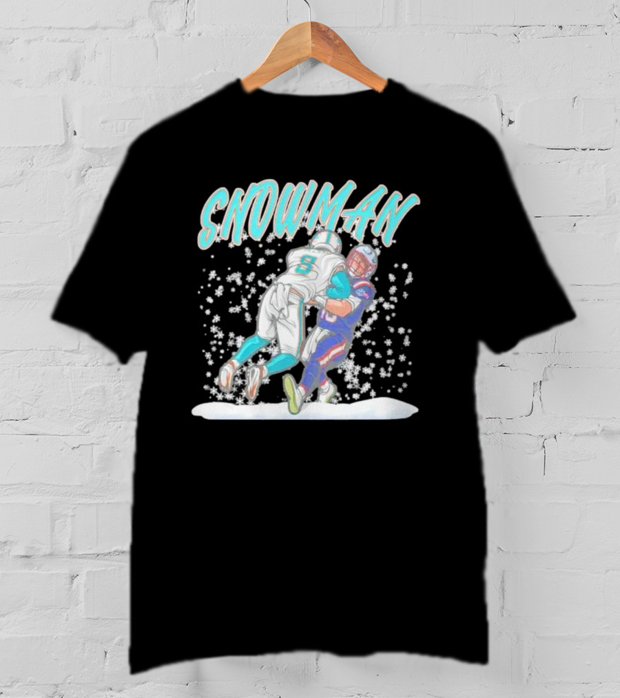 SNOWMAN Jevon Holland Tackle Football Action Scene T-Shirt