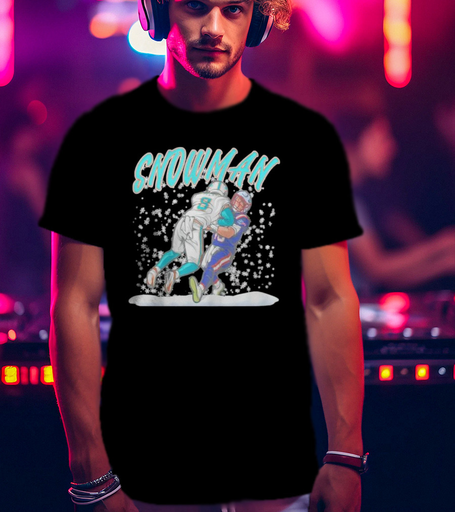 SNOWMAN Jevon Holland Tackle Football Action Scene T-Shirt