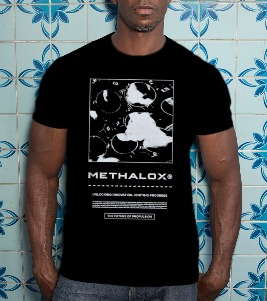 Methalox The Future Of Propulsion Unlocking Innovation, Igniting Progress T-Shirt