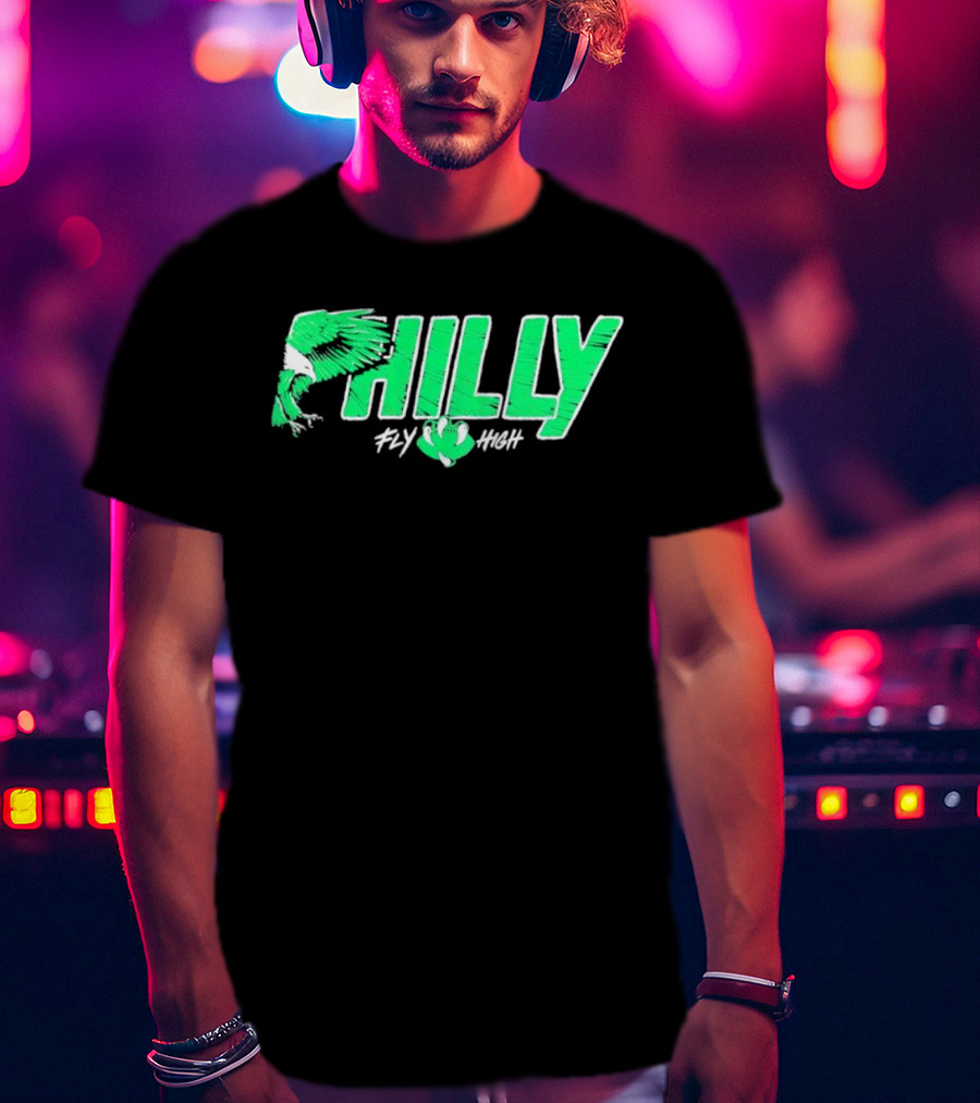 Philly Fly High Football Eagle T-Shirt