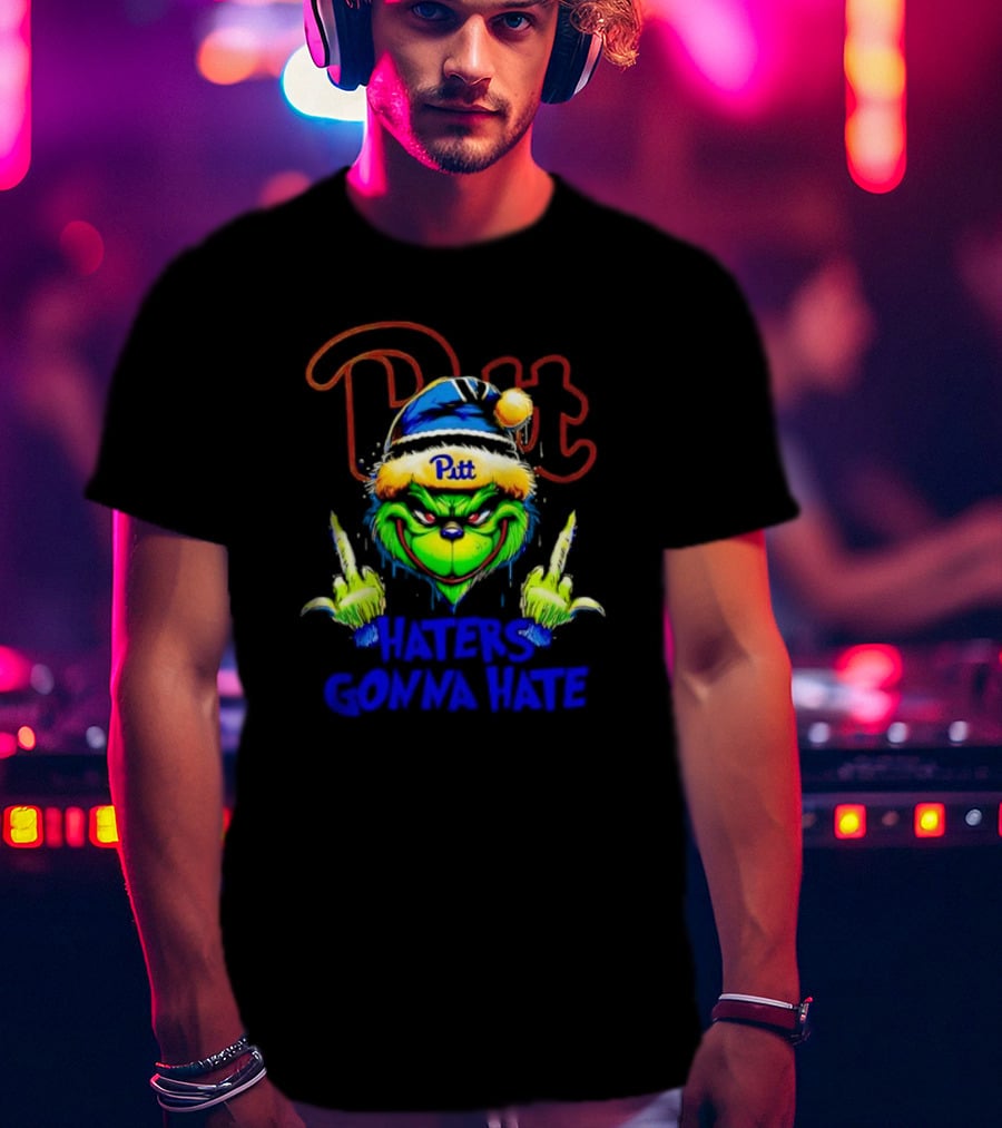 Pittsburgh Panthers Grinch Pitt Haters Gonna Hate T-Shirt
