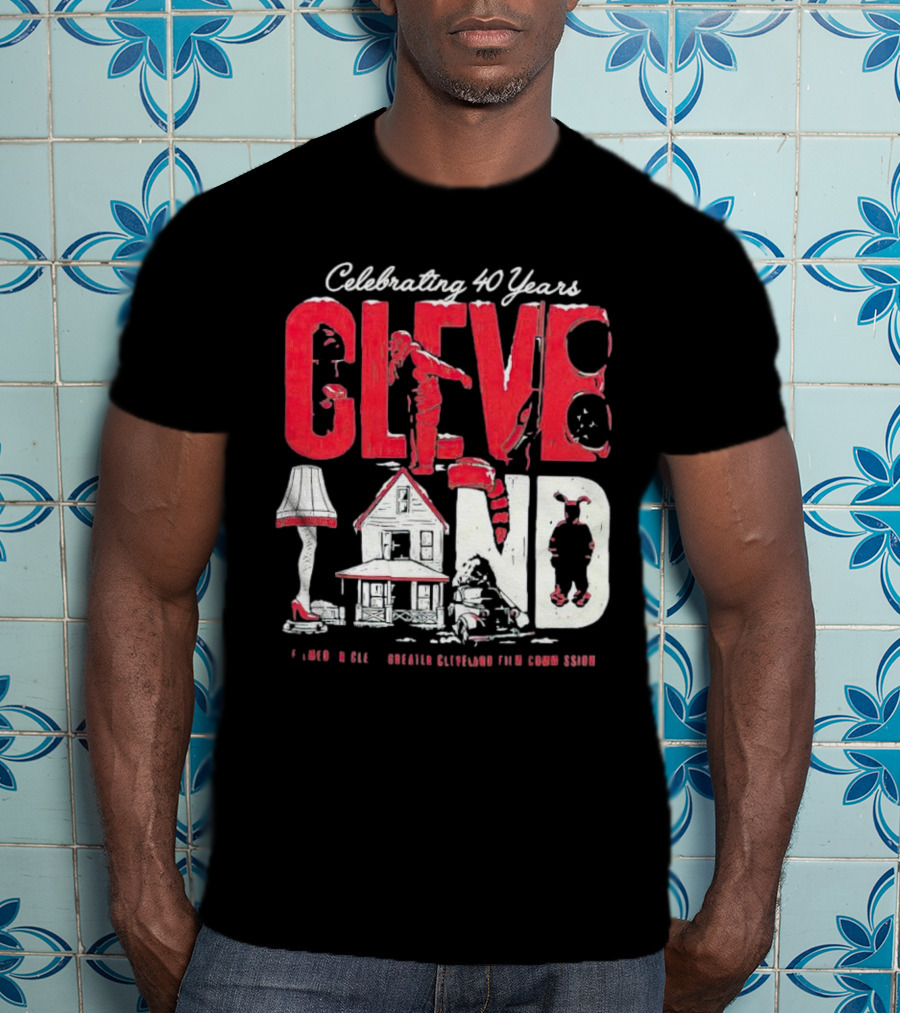Celebrating 40 Years Cleveland Greater Cleveland Film Commission T-Shirt