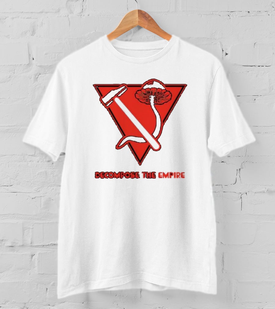 Decompose The Empire Mushroom Hammer Triangle T-Shirt