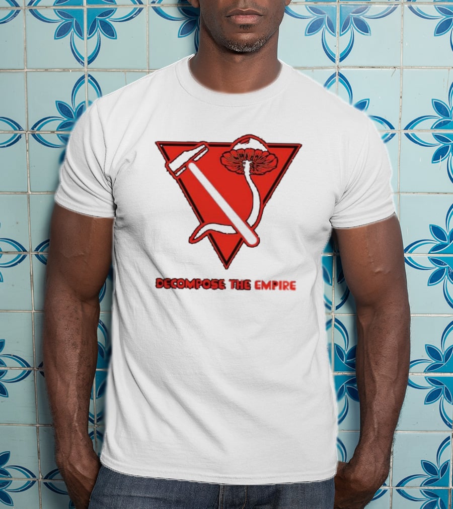 Decompose The Empire Mushroom Hammer Triangle T-Shirt