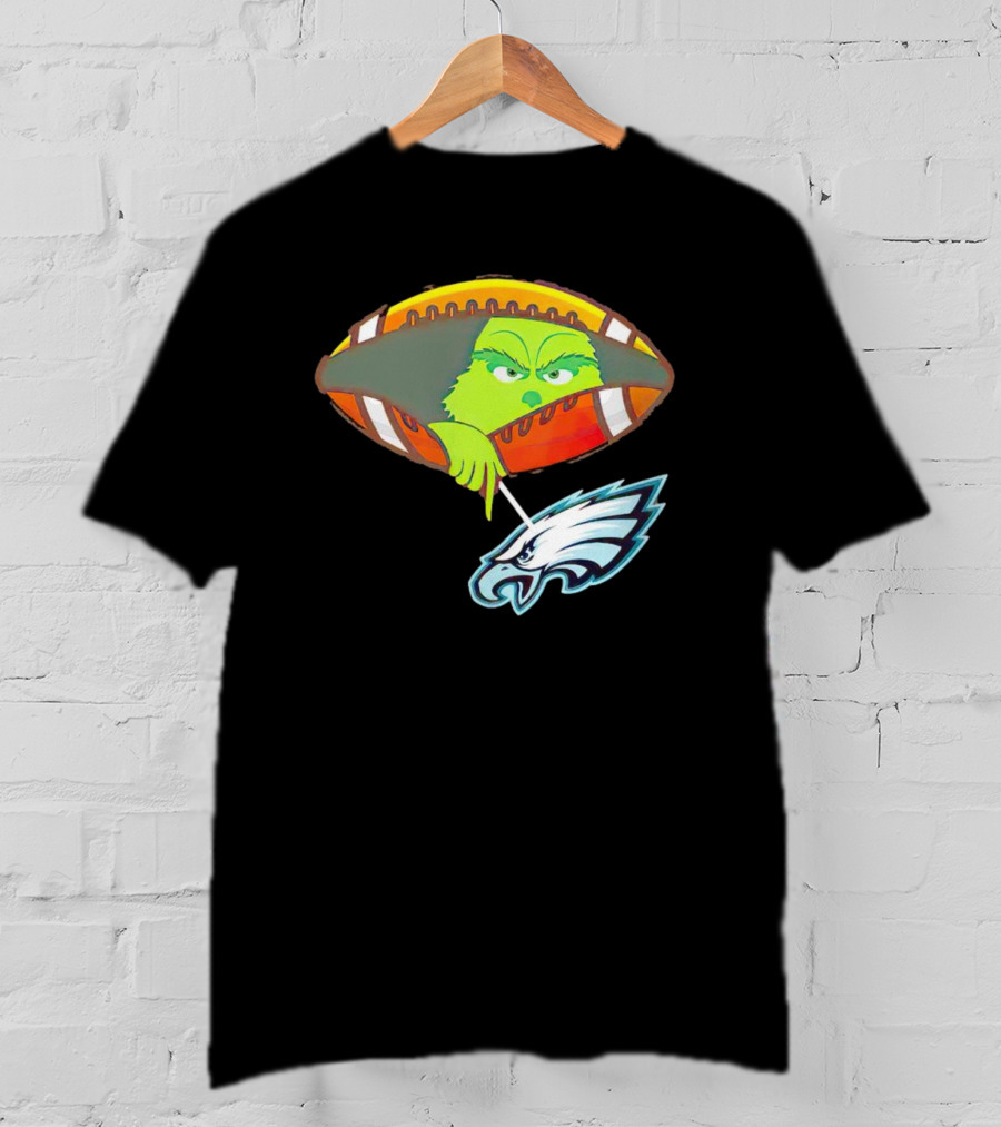 Grinch Ew Philadelphia Eagles Football T-Shirt