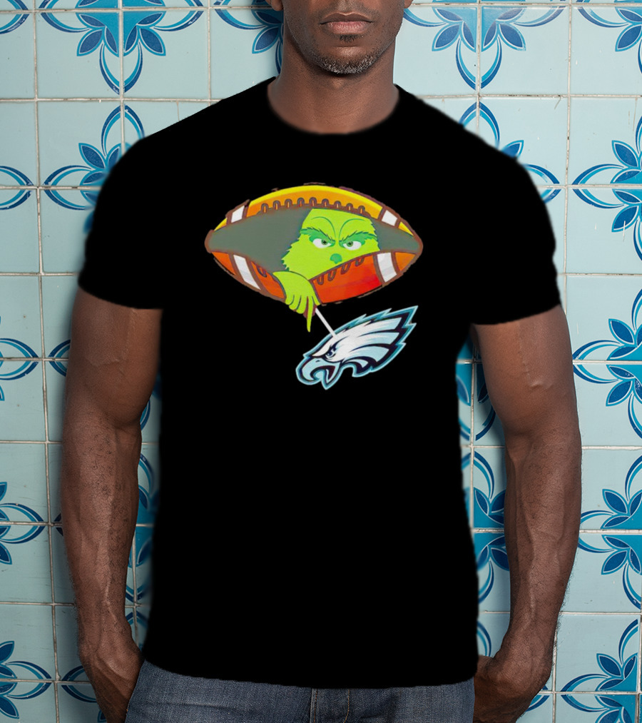 Grinch Ew Philadelphia Eagles Football T-Shirt