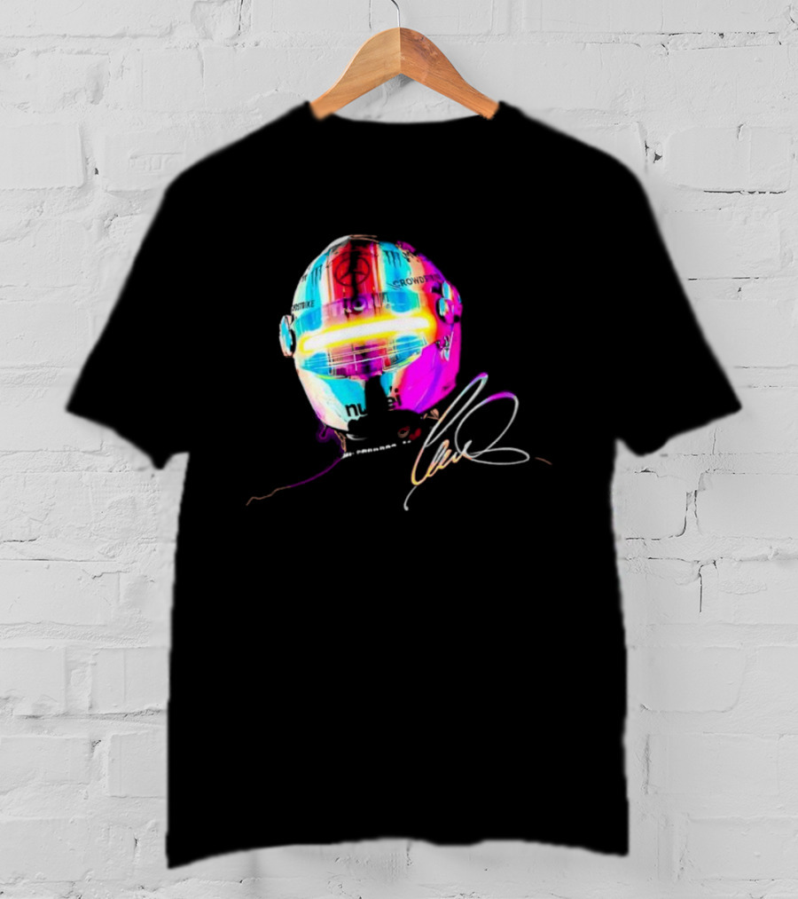 Lewis Hamilton Rainbow Signature Helmet T-Shirt