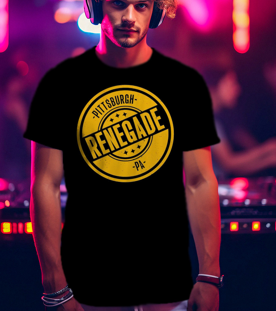 Pittsburgh Renegade PA Vintage Badge T-Shirt