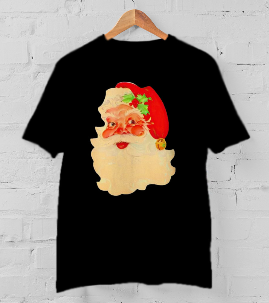 Santa Claus Vintage 1960s Christmas Nostalgia T-Shirt