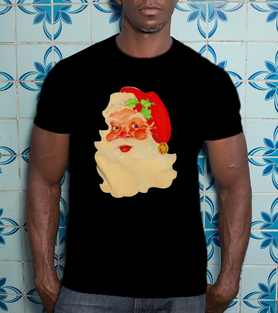 Santa Claus Vintage 1960s Christmas Nostalgia T-Shirt