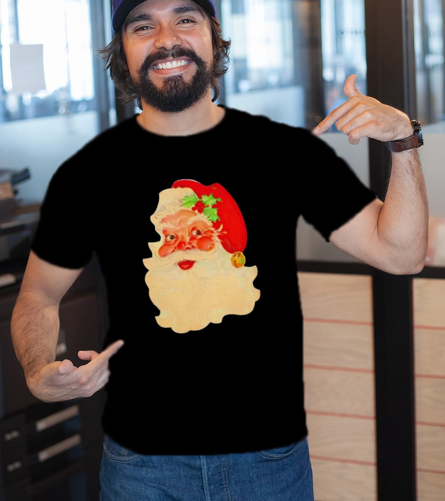 Santa Claus Vintage 1960s Christmas Nostalgia T-Shirt