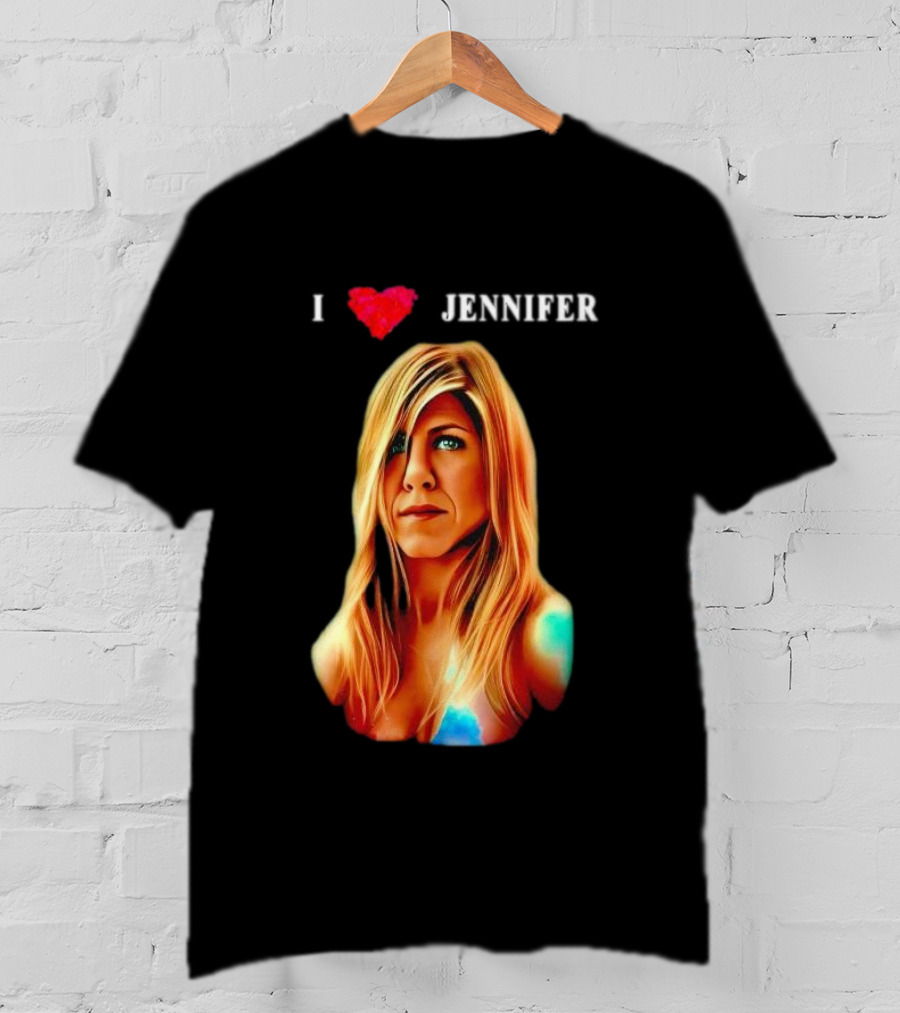 I Love Jennifer Iconic Fan Tribute Heart T-Shirt