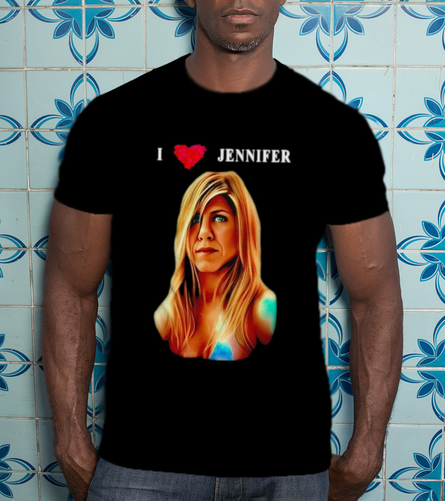 I Love Jennifer Iconic Fan Tribute Heart T-Shirt