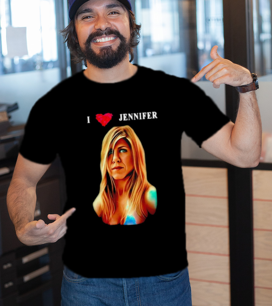 I Love Jennifer Iconic Fan Tribute Heart T-Shirt