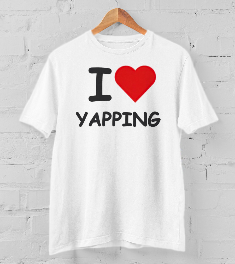 I Heart Yapping Enthusiast Passion T-Shirt