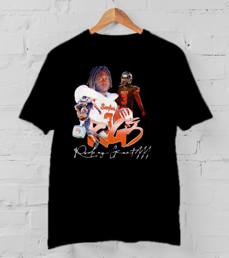 Rockey Grant RG3 Sanford Heavy 3 Football T-Shirt