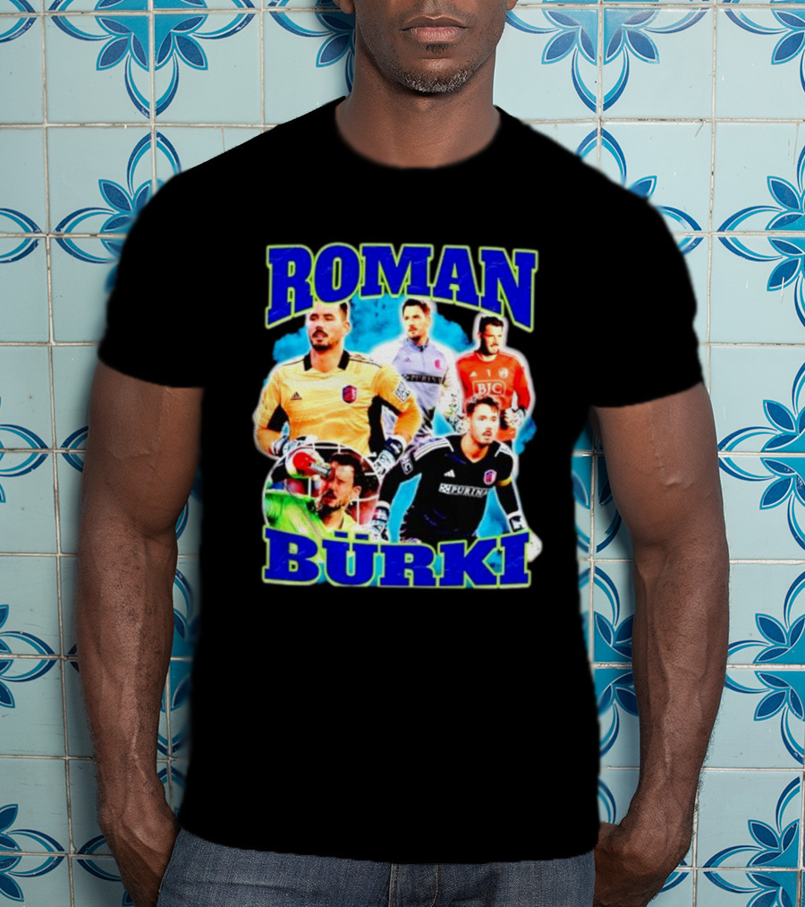 Roman Bürki Soccer Goalkeeper Collage Bootleg T-Shirt