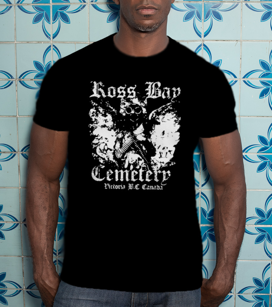 Ross Bay Cemetery Victoria BC Canada Vintage Gothic Skull T-Shirt