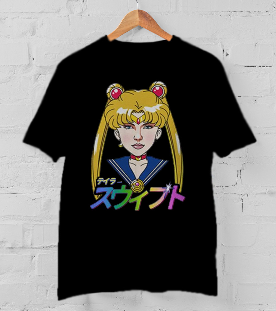 Sailor Moon Taylor Swift Anime Crossover Meme T-Shirt