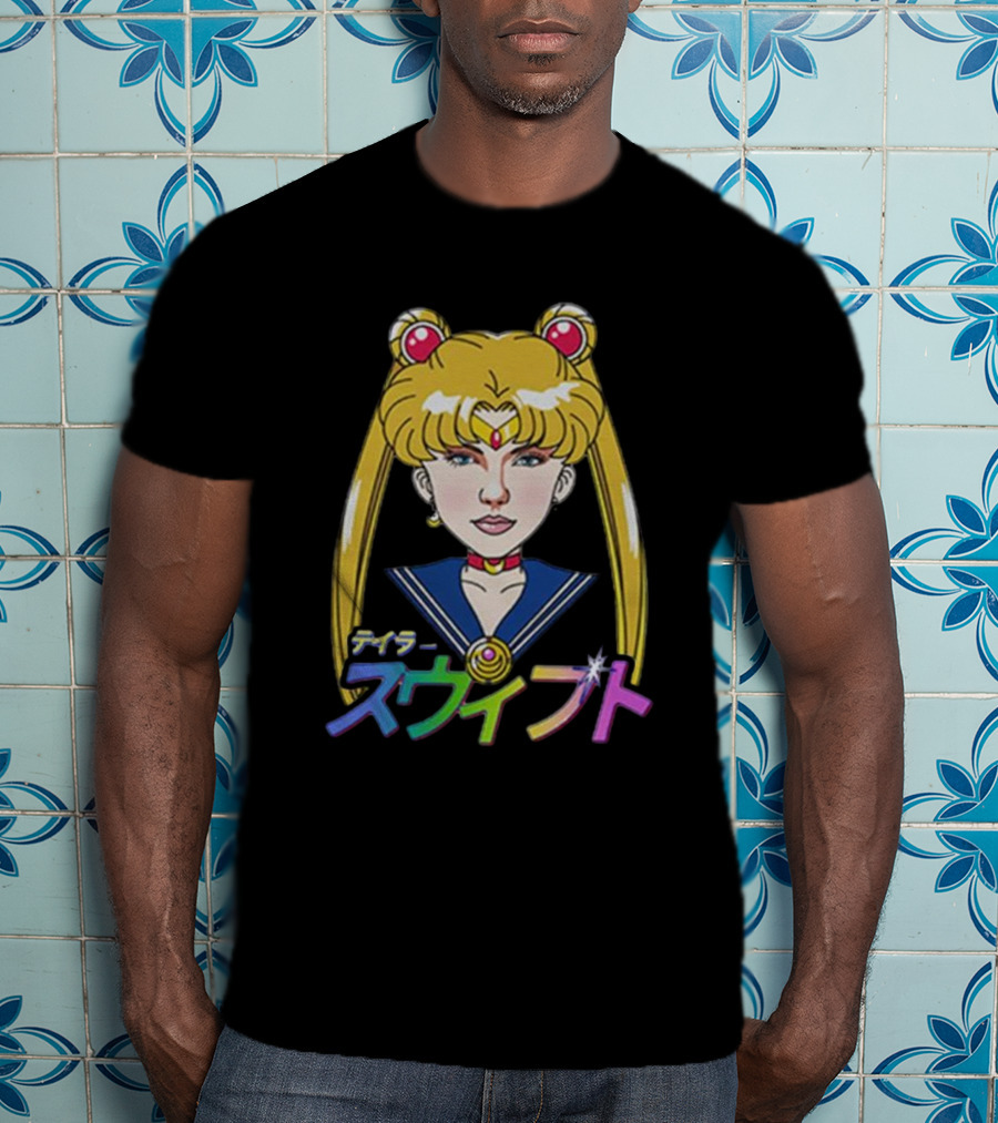 Sailor Moon Taylor Swift Anime Crossover Meme T-Shirt