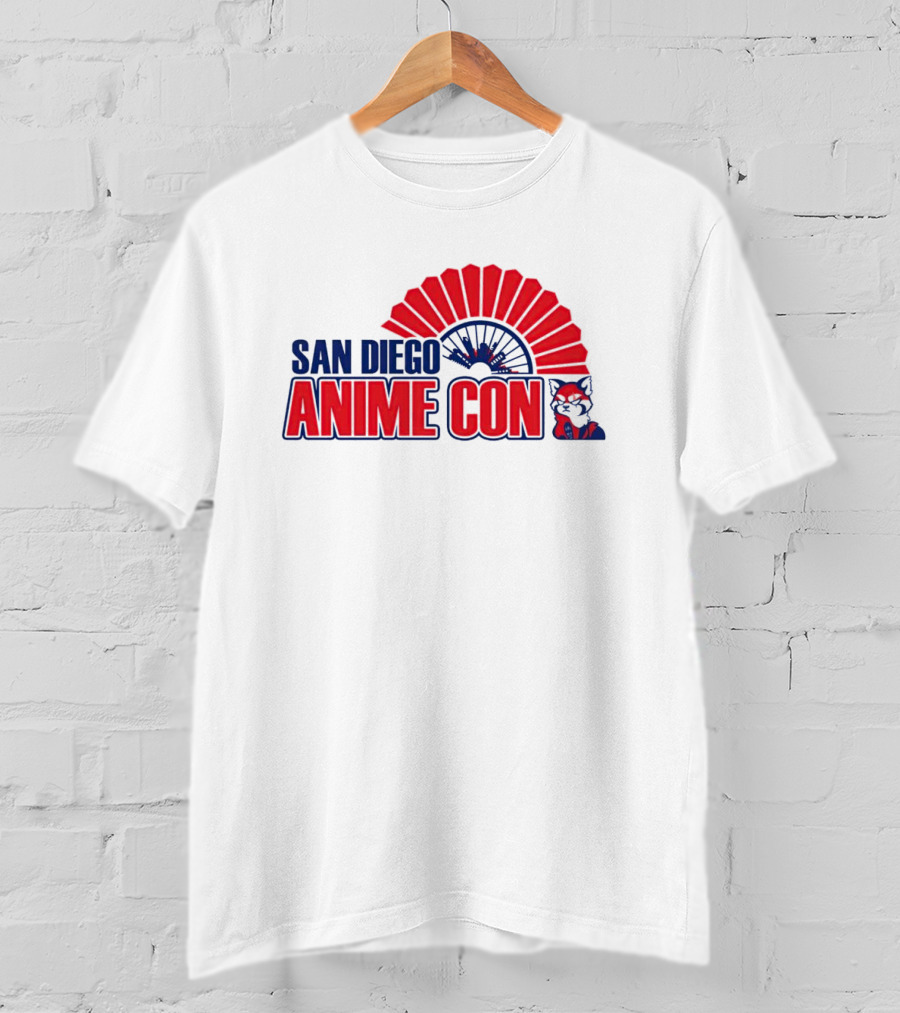 San Diego Anime Con Fan And Character T-Shirt