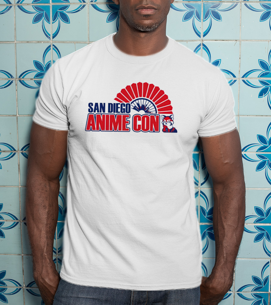 San Diego Anime Con Fan And Character T-Shirt