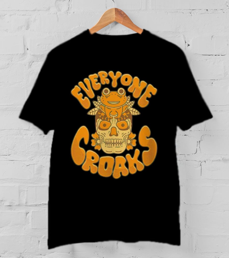 Everyone Croaks Sugar Skull Frog T-Shirt
