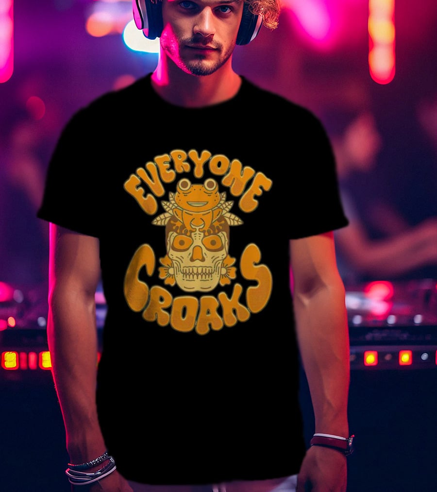 Everyone Croaks Sugar Skull Frog T-Shirt