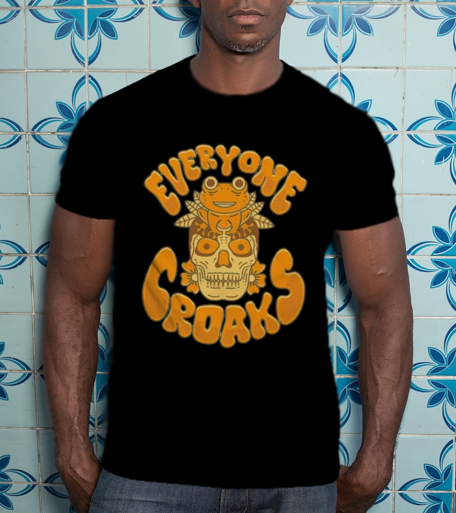 Everyone Croaks Sugar Skull Frog T-Shirt