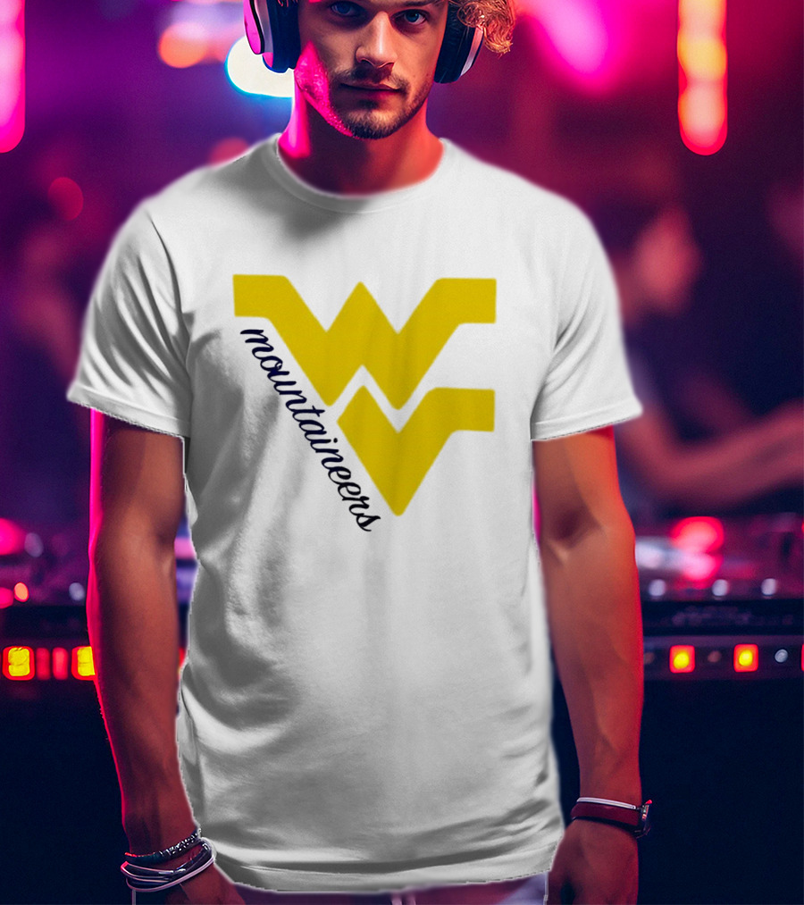 WVU Mountaineers Yellow WV T-Shirt
