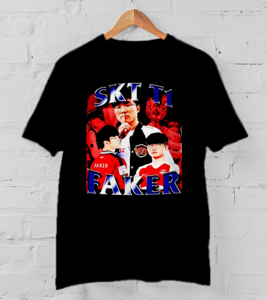 SKT T1 Faker Vintage Champion Legacy T-Shirt