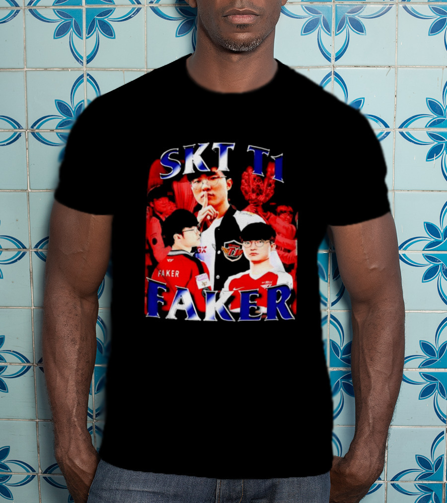 SKT T1 Faker Vintage Champion Legacy T-Shirt
