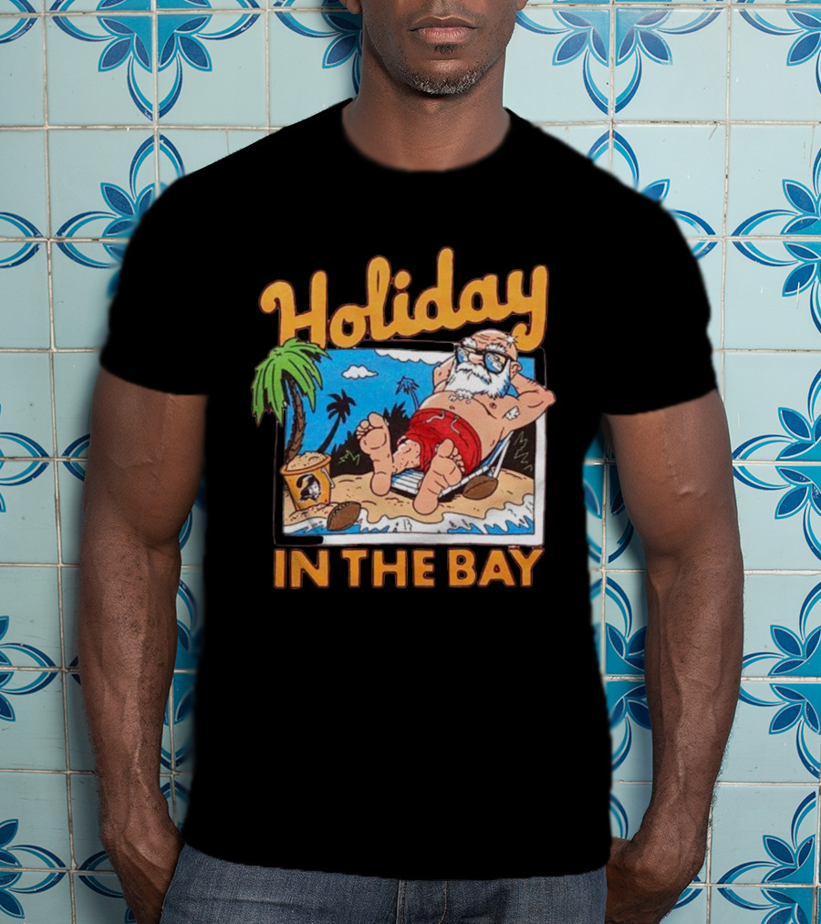 Holiday In The Bay Tampa Bay Buccaneers Christmas T-Shirt