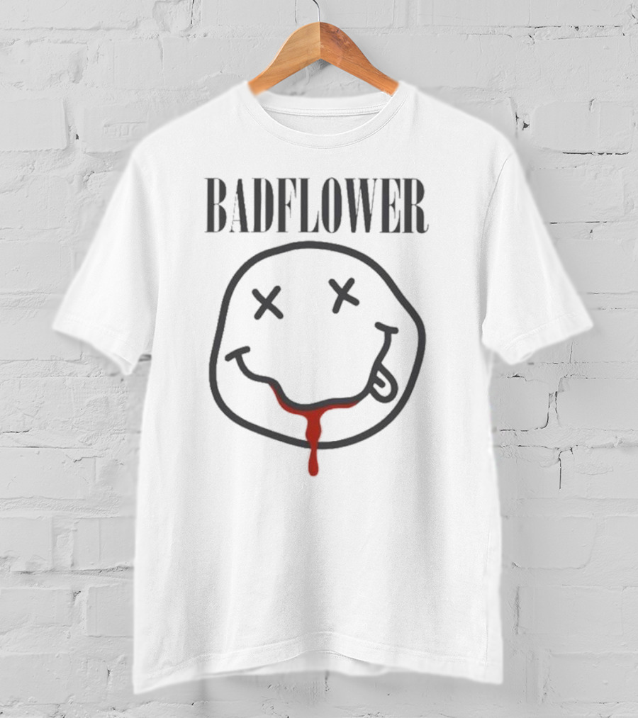 Badflower Smile Dripping Face T-Shirt