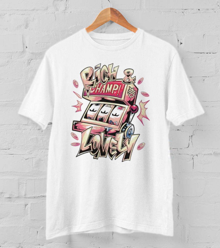 Rich And Champ Lovely Slot Machine Iconic T-Shirt