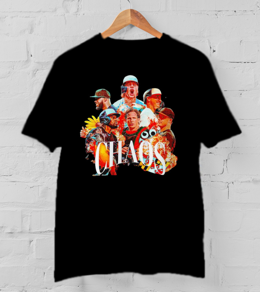 CHAOS Baltimore Orioles Baseball Players Action Collage T-Shirt