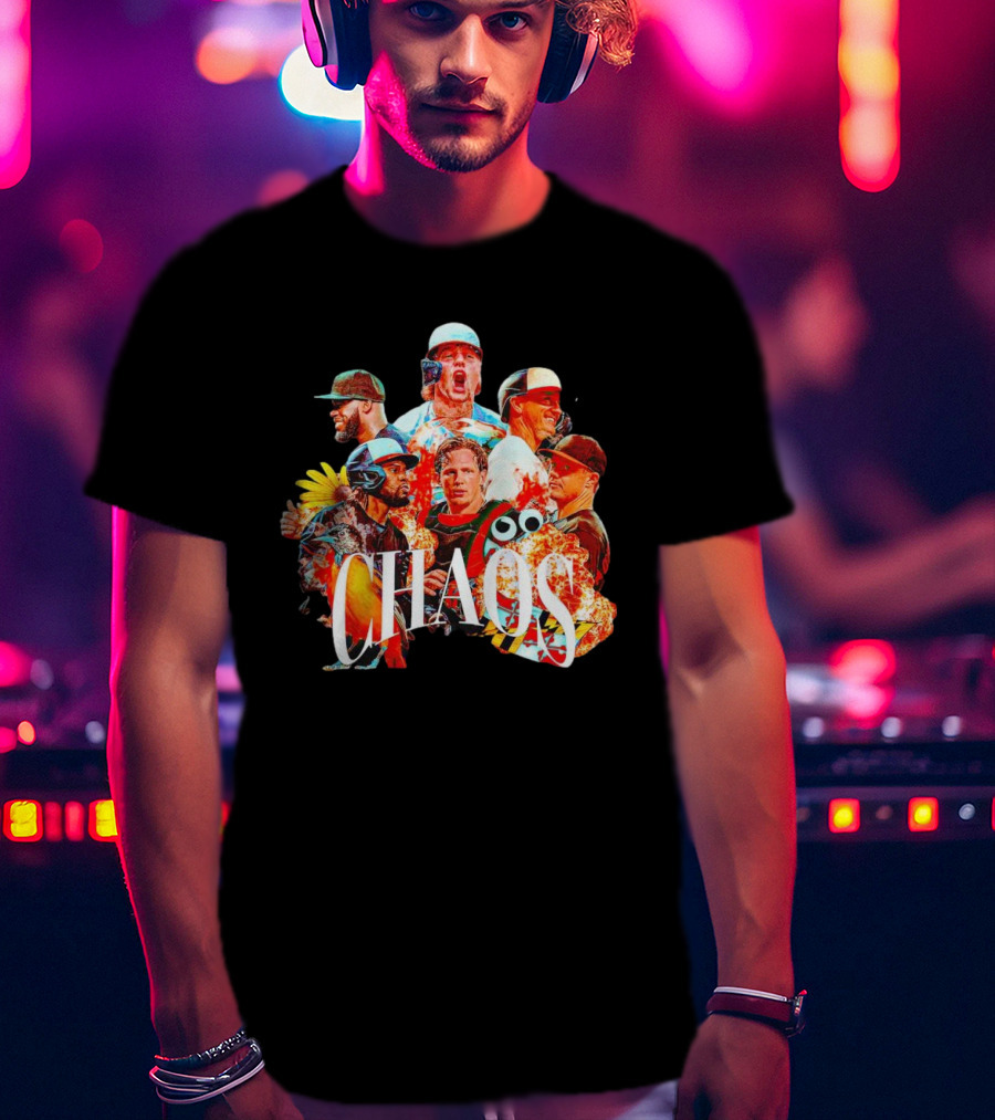 CHAOS Baltimore Orioles Baseball Players Action Collage T-Shirt