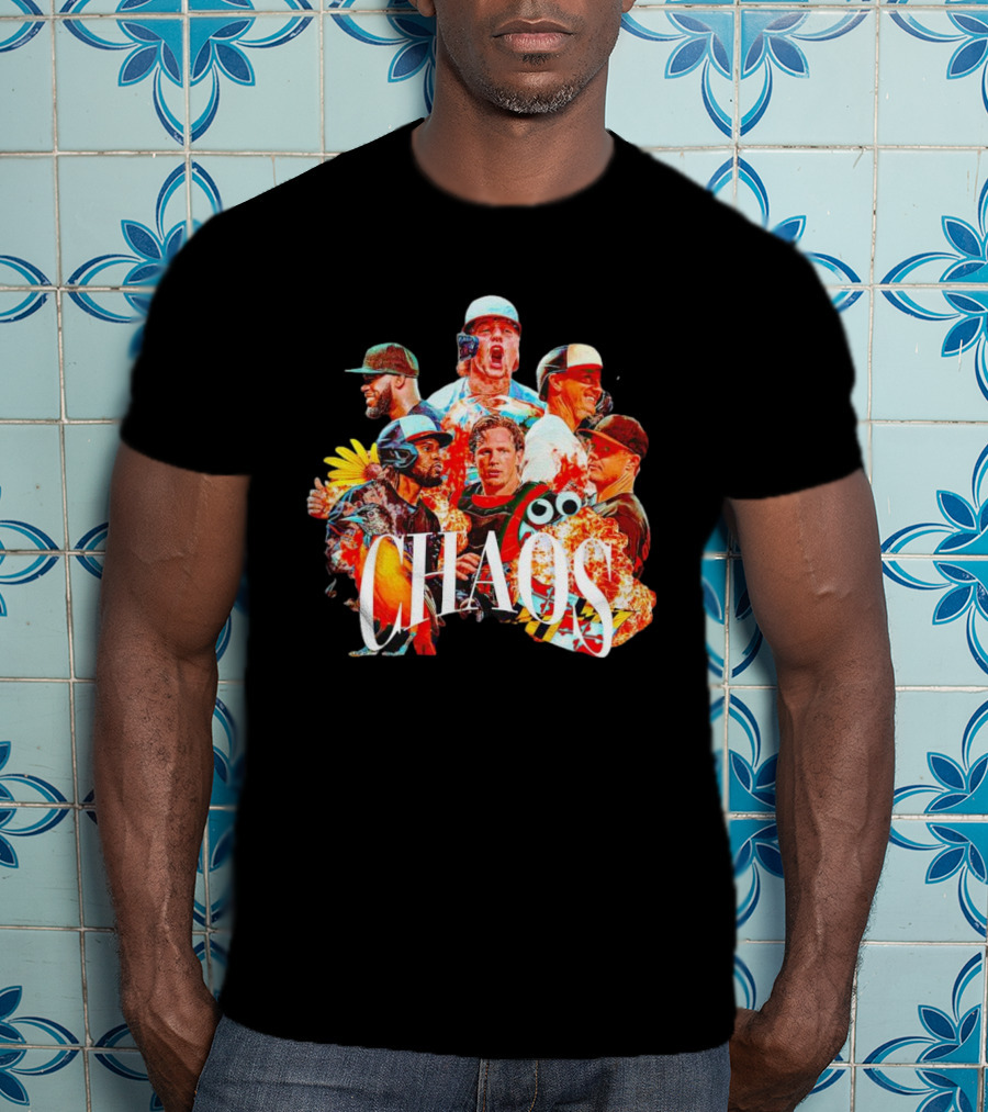 CHAOS Baltimore Orioles Baseball Players Action Collage T-Shirt