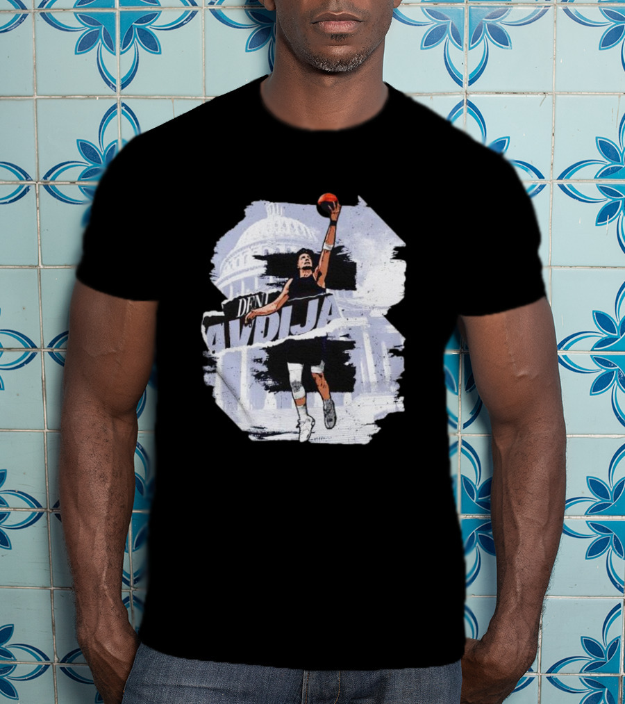 Deni Avdija Basketball Washington Capitol T-Shirt