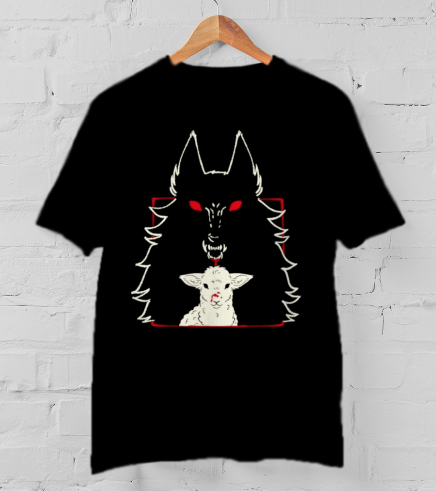 Duplicity By Morsusmania Wolf And Lamb Duality T-Shirt