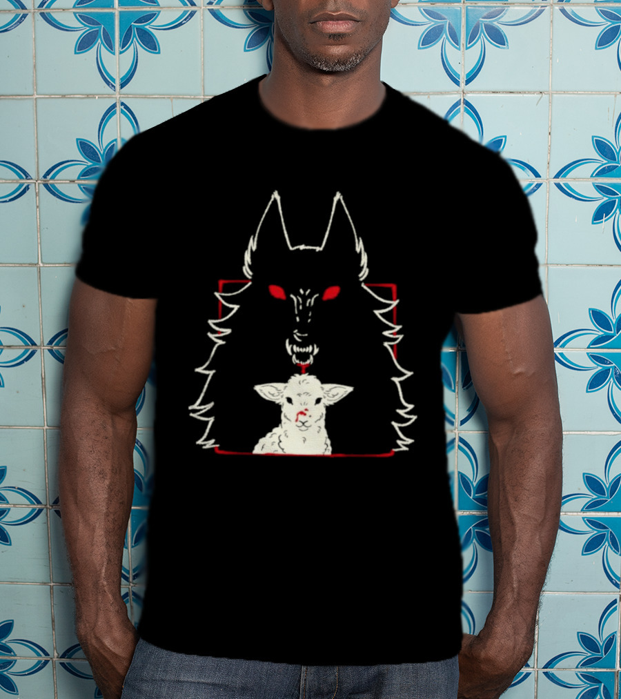 Duplicity By Morsusmania Wolf And Lamb Duality T-Shirt