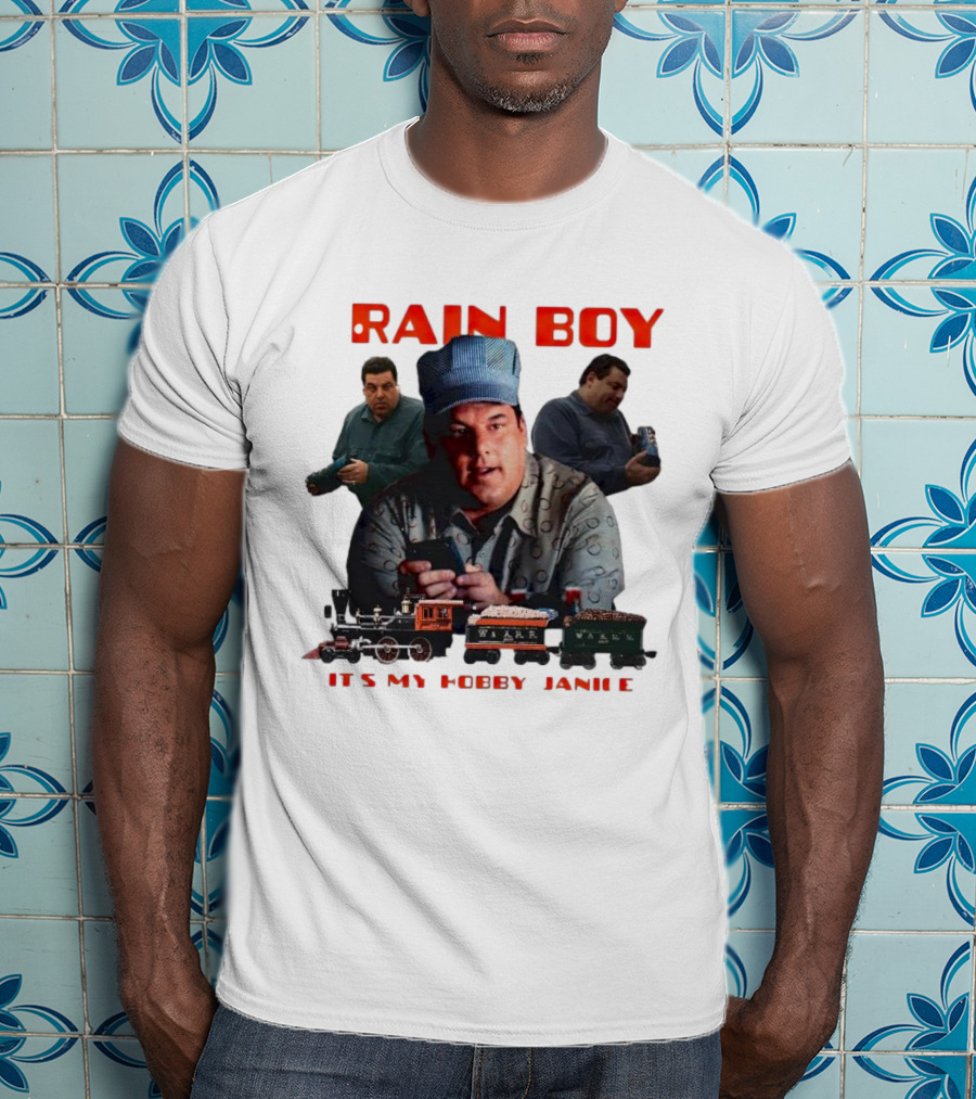 Tony Soprano Train Boy It's My Hobby Janice T-Shirt