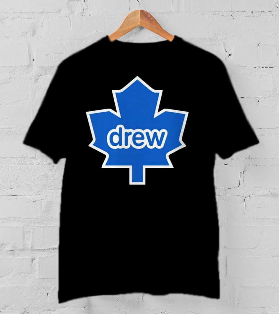Toronto Maple Leaf Drew Logo Blue Leaf T-Shirt