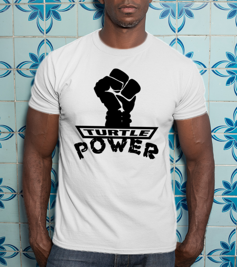 Turtle Power Fist Revolution Bold Iconic T-Shirt