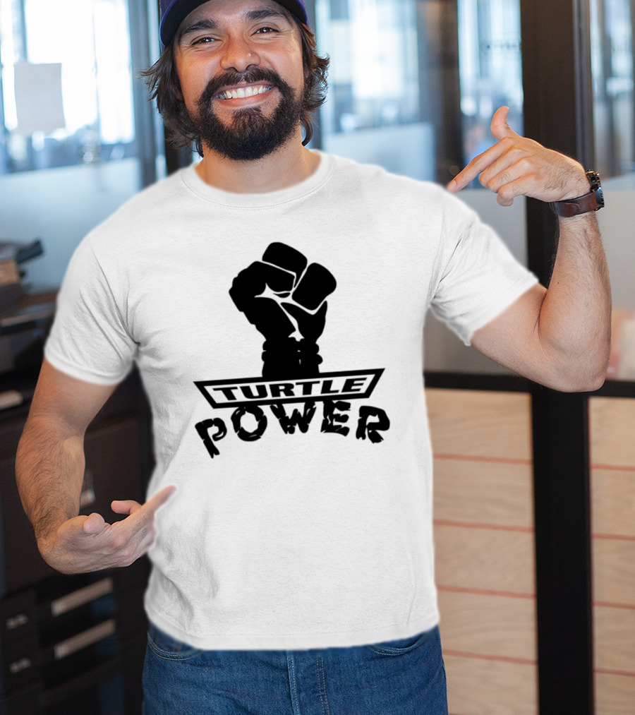 Turtle Power Fist Revolution Bold Iconic T-Shirt