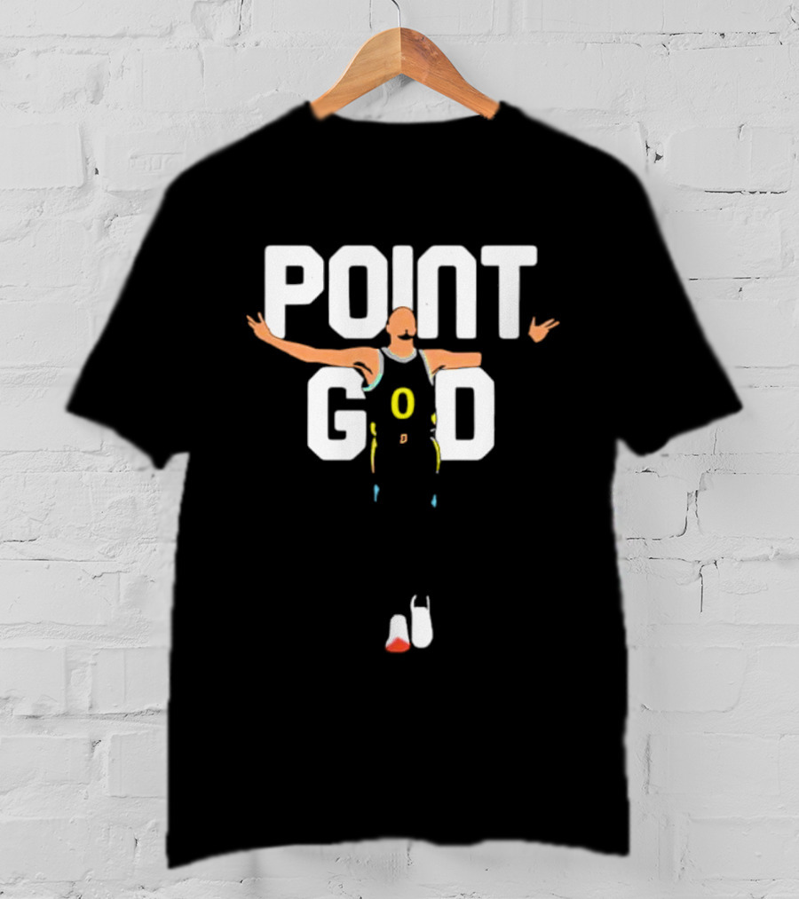 Point God Tyrese Haliburton Basketball Pose T-Shirt