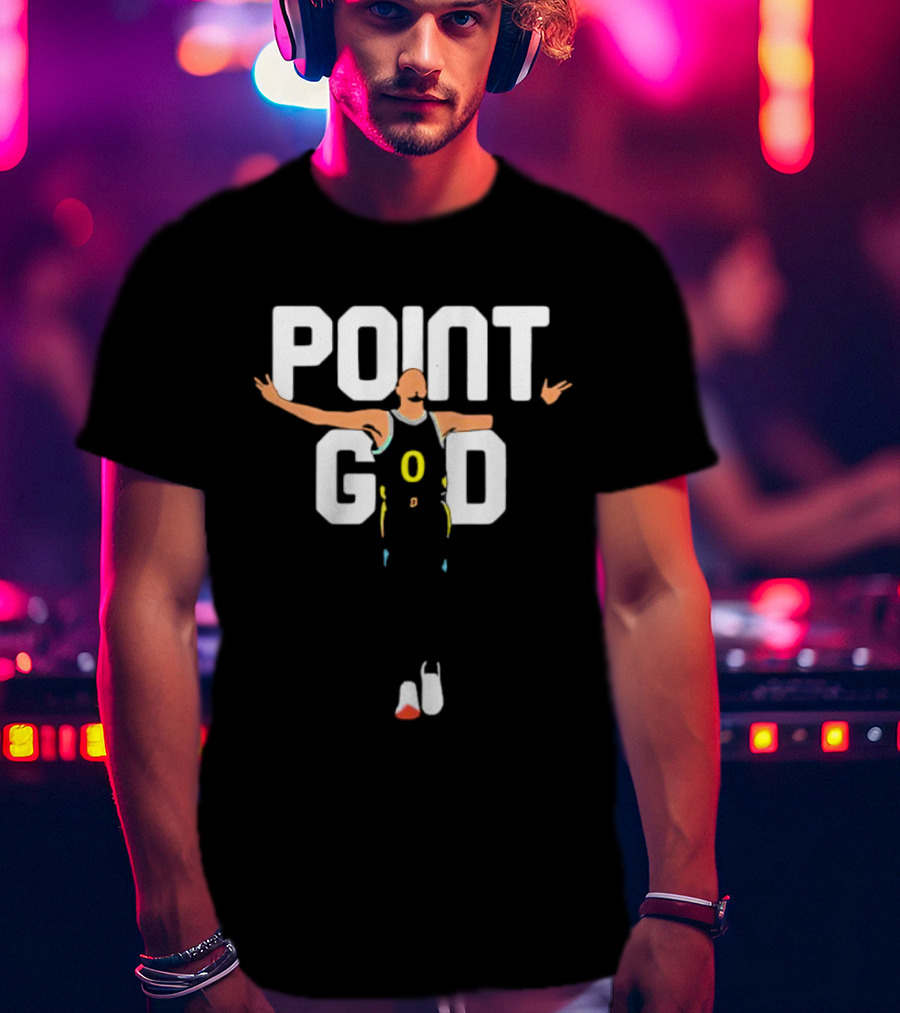 Point God Tyrese Haliburton Basketball Pose T-Shirt